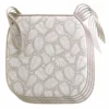 4 GALETTES 38X38CM MICROFIBRE IMPRIMEE DIVANY NATUREL