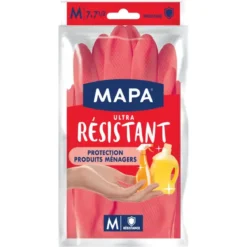 1 PAIRE DE GANTS MAPA ULTRA RESISTANT LATEX TAILLE M