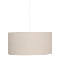 ABAT JOUR LIN BELINE BEIGE D.50CM