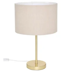 ABAT JOUR LIN BELINE BEIGE D.30CM