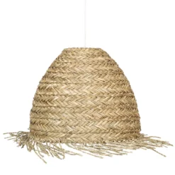 ABAT JOUR ROSEAU HANIA NATUREL D.37CM