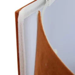 ABAT JOUR VELOURS BELINE TERRACOTTA D.40CM