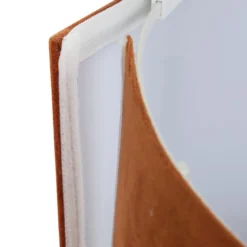 ABAT JOUR VELOURS BELINE TERRACOTTA D.30CM