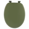 ABATTANT WC 18 POUCES ATTACHES PLASTIQUES KAKI MAT