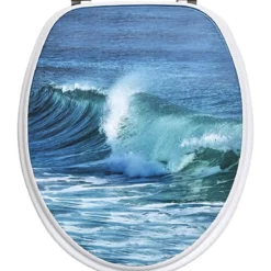 ABATTANT WC 18 POUCES ATTACHES ACIER INOXYDABLE OCEAN
