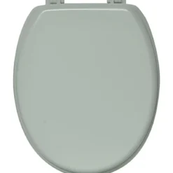 ABATTANT WC 18 POUCES ATTACHES PLASTIQUES VERT AMANDE