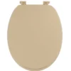 ABATTANT WC 18 POUCES COUVERCLE DESIGN BEIGE