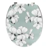 ABATTANT WC 18 POUCES COUVERCLE DESIGN IMPRIMEE ECRIN VERT