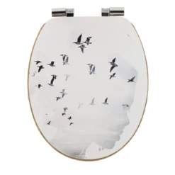 ABATTANT WC 18 POUCES COUVERCLE DESIGN ENVOLE