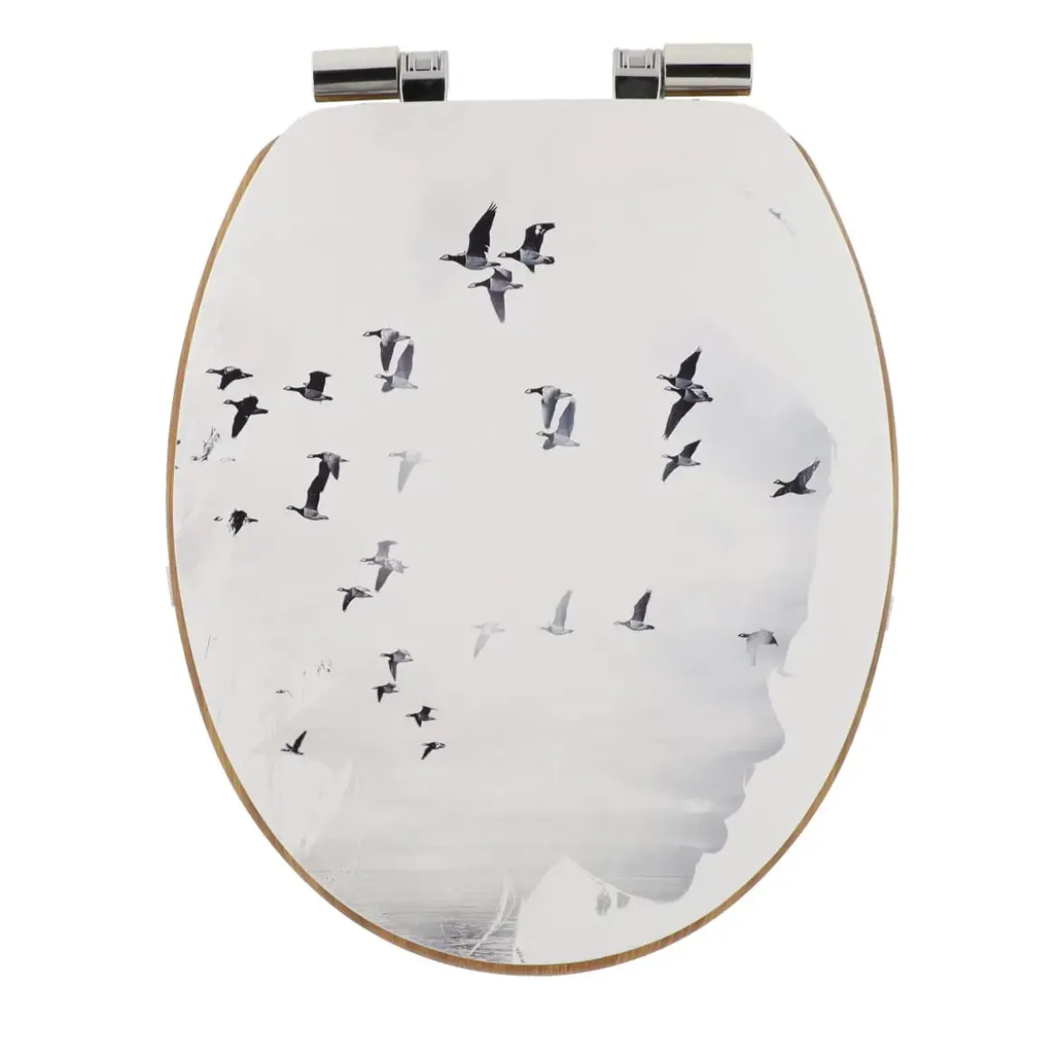 ABATTANT WC 18 POUCES COUVERCLE DESIGN ENVOLE