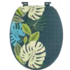 ABATTANT WC 18 POUCES DESIGN IMPRIME VENT D EXOTISME