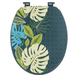 ABATTANT WC 18 POUCES DESIGN IMPRIME VENT D EXOTISME
