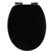 ABATTANT WC 18 POUCES UNI FREIN DE CHUTE NOIR