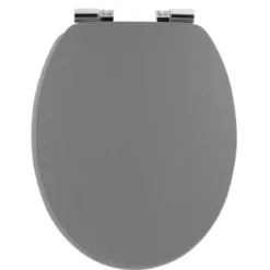 ABATTANT WC 18 POUCES UNI FREIN DE CHUTE GRIS
