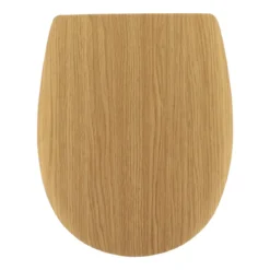ABATTANT WC BOIS MOULE 18 POUCES FACON CHENE