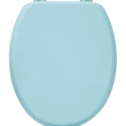 ABATTANT WC MDF 18 POUCES ATTACHES PLASTIQUES VERT D EAU