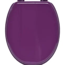 ABATTANT WC MDF   AUBERGINE