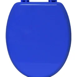 ABATTANT WC MDF   BLEU MARINE
