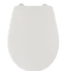 ABATTANT WC PLASTIQUE 18 POUCES ATTACHES PLASTIQUES BLANC