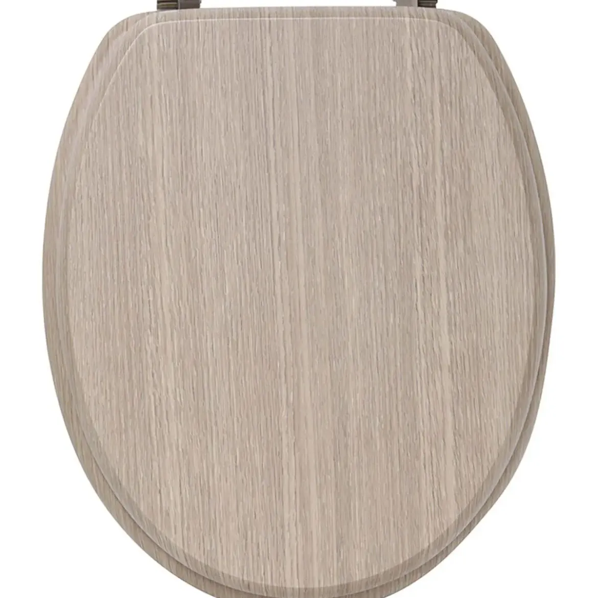 ABATTANT WC 18POUCES ATTACHES ACIER INOXYDABLE CHENE CLAIR
