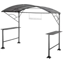 ABRI BARBECUE NEIBA 2.96X1.5M GRAPHITE