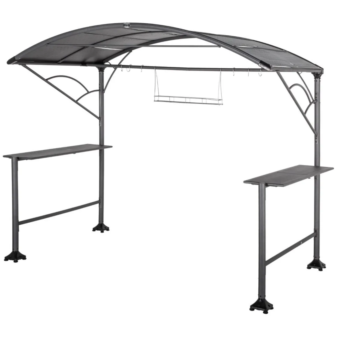 ABRI BARBECUE NEIBA 2.96X1.5M GRAPHITE