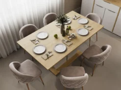ACCESS TABLE REPAS 160X90CM HAMILTON BLANC MAT