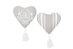 ADELAIDE COEUR A SUSPENDRE 10CM NATUREL