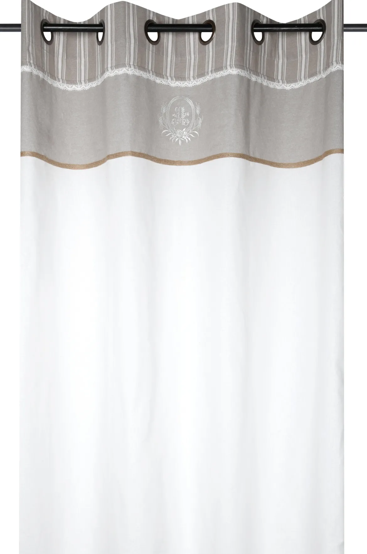 ADELAIDE RIDEAU 140X260CM OEILLETS NATUREL