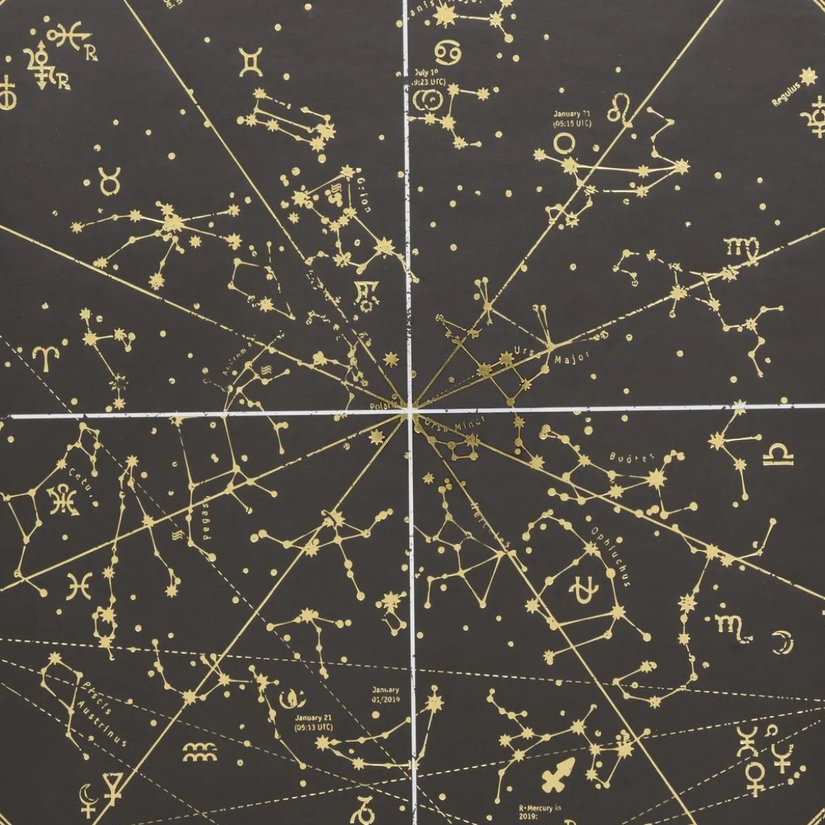 AFFICHE CADRE ASTRO 52X72CM