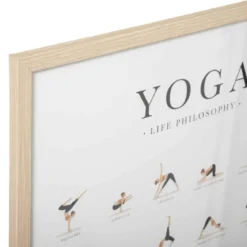 AFFICHE CADRE YOGA D.50X70CM