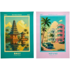 AFFICHE DECO X2 EVASION 50X70CM