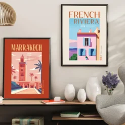 AFFICHE DECO X2 50X70CM