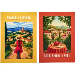 AFFICHE DECO X2 30X40CM DOLCE VITA