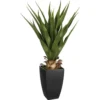 AGAVE POT RECTANGLE H.73CM