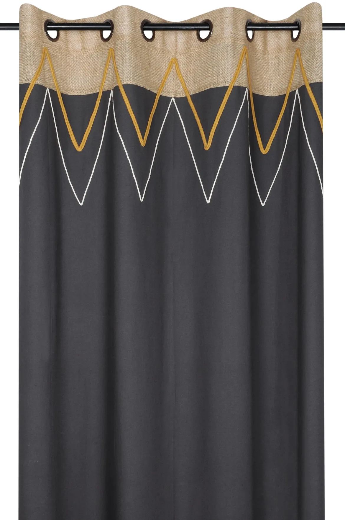 ALABAMA RIDEAU 140X260 OEIL ANTHRACITE