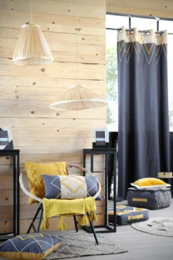 ALABAMA RIDEAU 140X260 OEIL ANTHRACITE