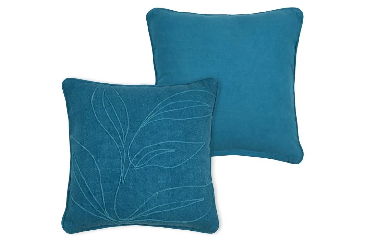 ALOHA COUSSIN 40X40CM BLEU