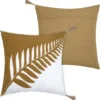 ALOHA COUSSIN 40X40CM MOUTARDE
