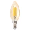 AMPOULE LED DROITE AMBRE E14 C35 2W
