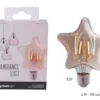 AMPOULE LED ETOILE AMBREE E27 2W