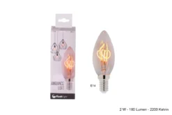 AMPOULE LED FLEX BOUGIE AMBREE E14 2W