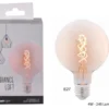 AMPOULE LED FLEX G125 AMBREE E27 4W