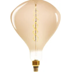 AMPOULE LED GOUTTE AMBREE FILAMENT TORSADE E27