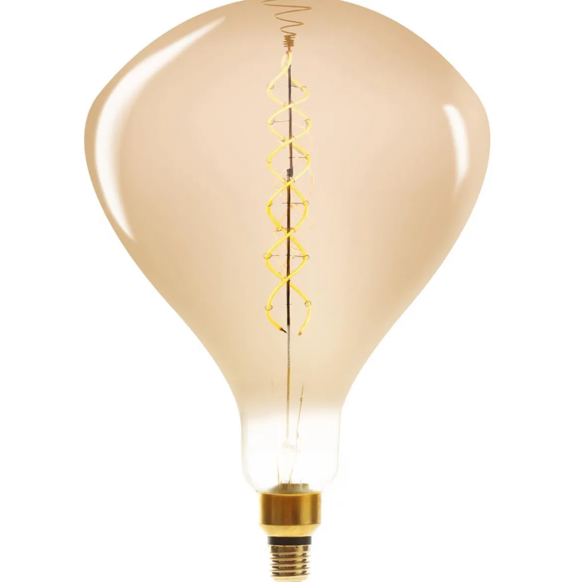 AMPOULE LED GOUTTE AMBREE FILAMENT TORSADE E27