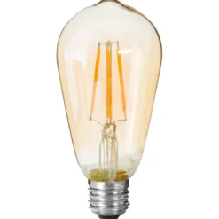 AMPOULE LED LARME AMBRE ST64 4W