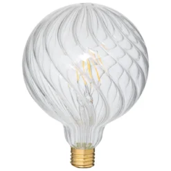 AMPOULE LED STRIEE DROIT TRANSPARENT G125