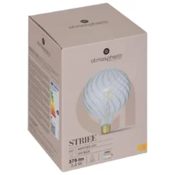 AMPOULE LED STRIEE DROIT TRANSPARENT G125