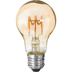 AMPOULE LED TORSADEE AMBRE A60 4W