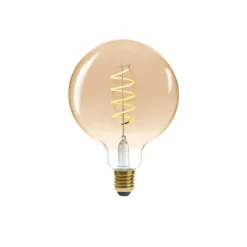 AMPOULE LED TORSADEE AMBRE G125 4W